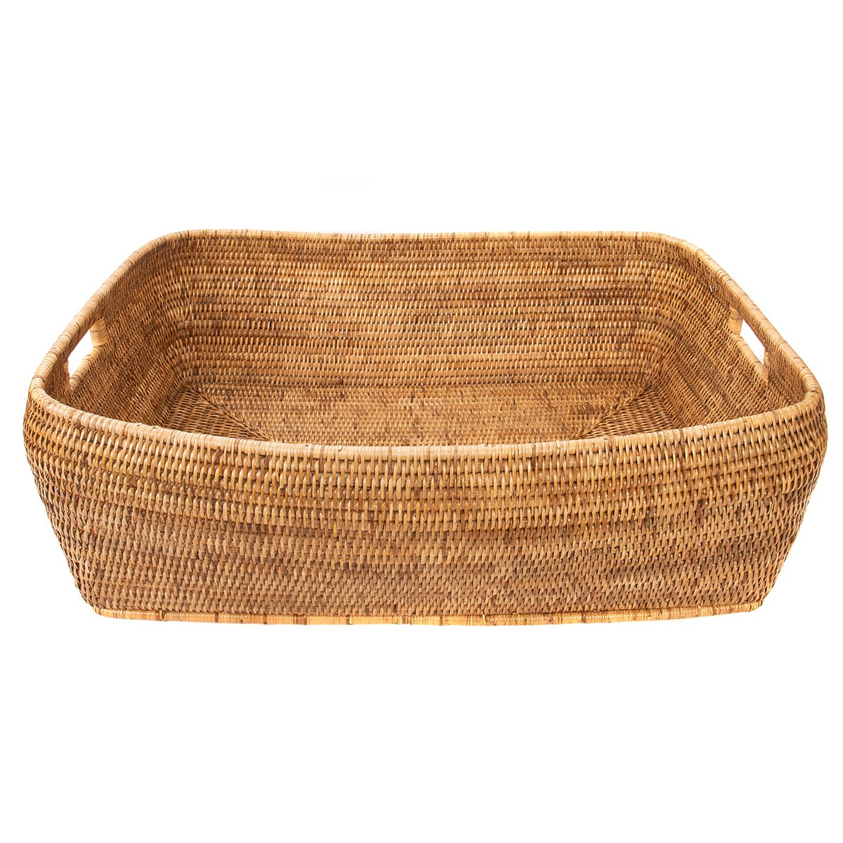 Artifacts Trading Company Rattan Oblong Stor Storage Honey Brown
